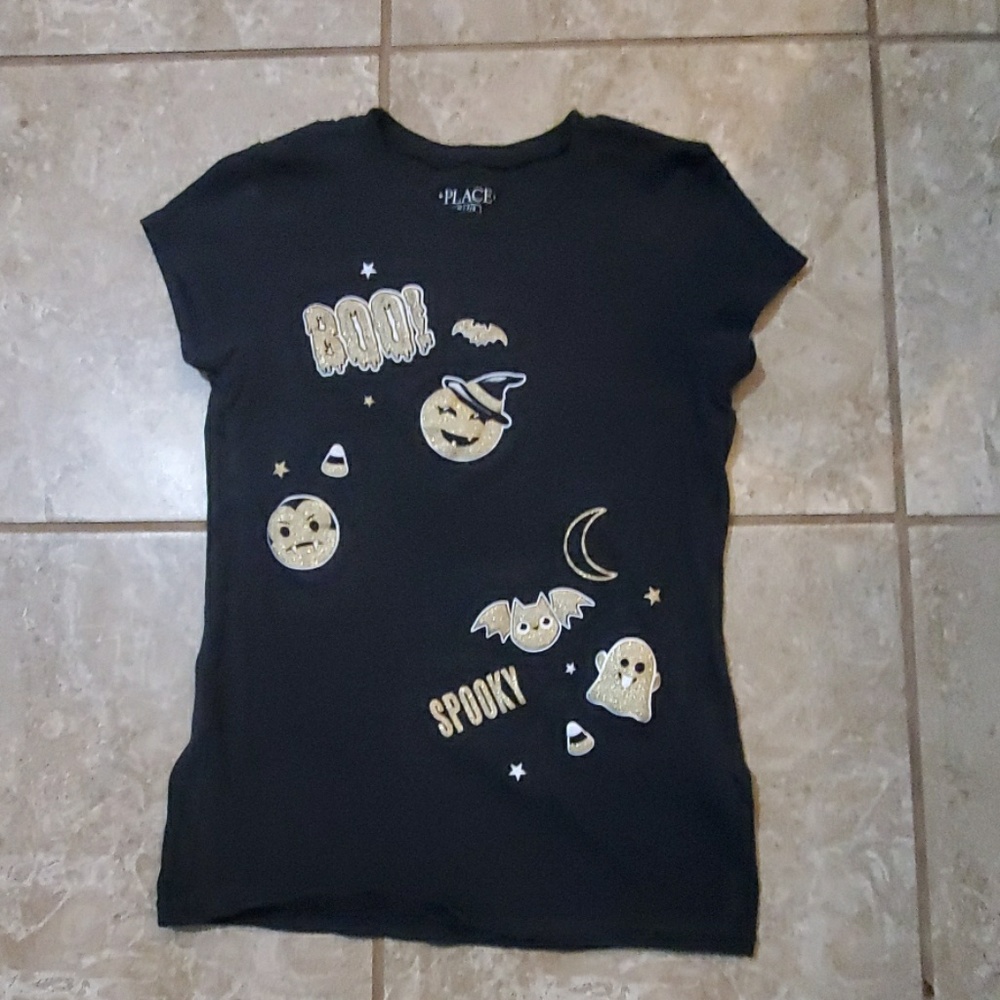 🎃Girls size M7/8 short sleeve Halloween shirt🎃